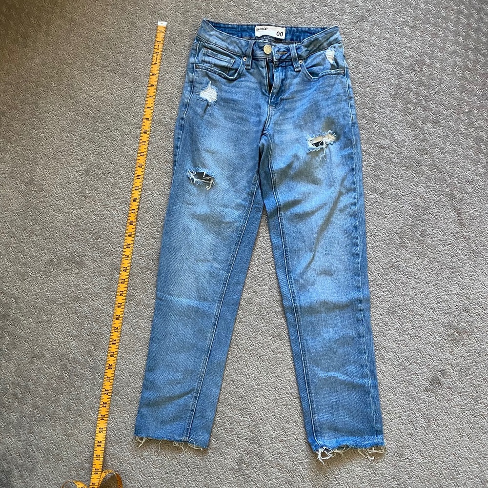 Garage High-Rise Ripped Jeans